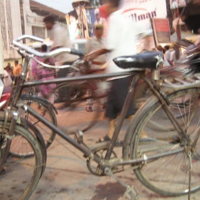 A Sunday bike ride in India